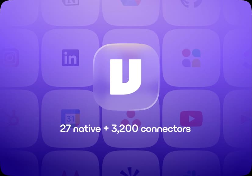 One message. 3,200+ tools.