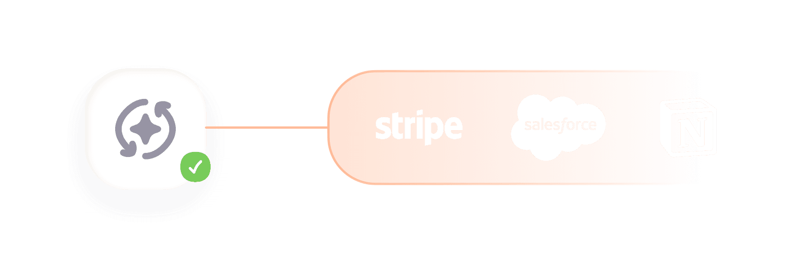 Viktor pulls data from Stripe, Salesforce, and Notion in one pass