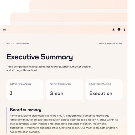 Browser windows and tabs for a multi-surface project