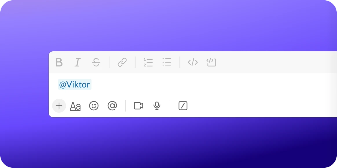 Viktor in Slack
