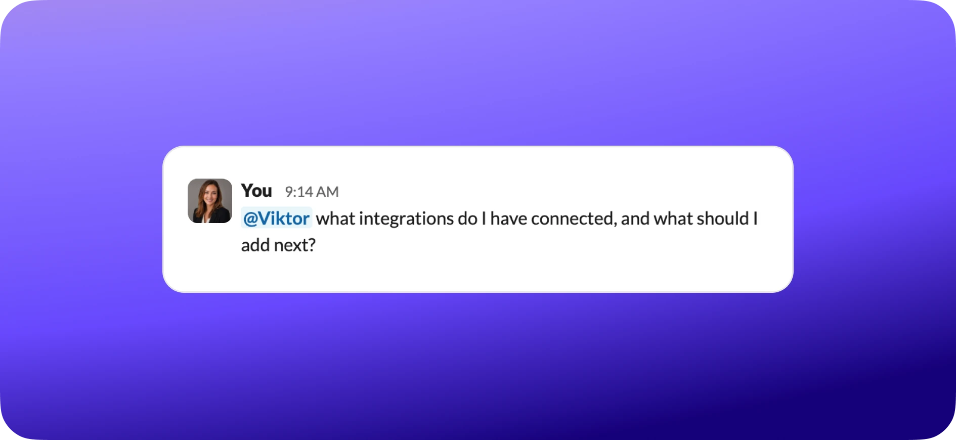 Viktor in Slack