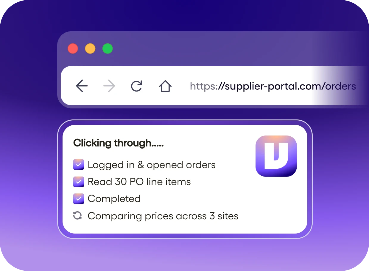 Runs tasks across the web.