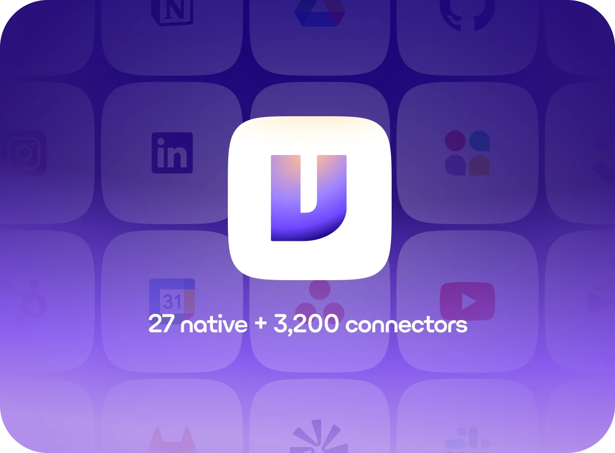 One message. 3,200+ tools.