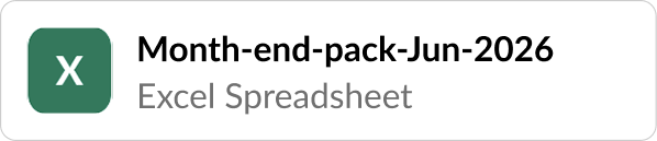 Month-end-pack-Jun-2026 β Excel Spreadsheet